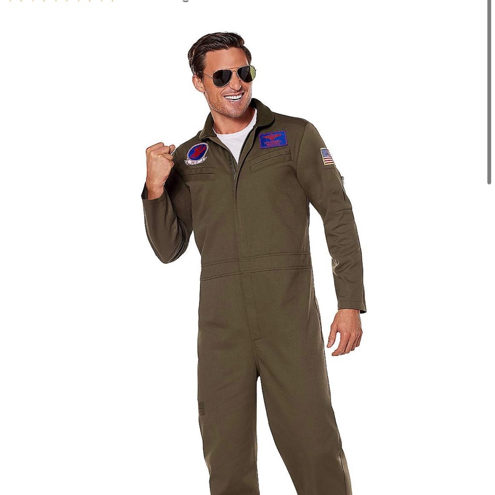 NEW IN BAG Men’s Top Gun Maverick Costume size Lt/Xl